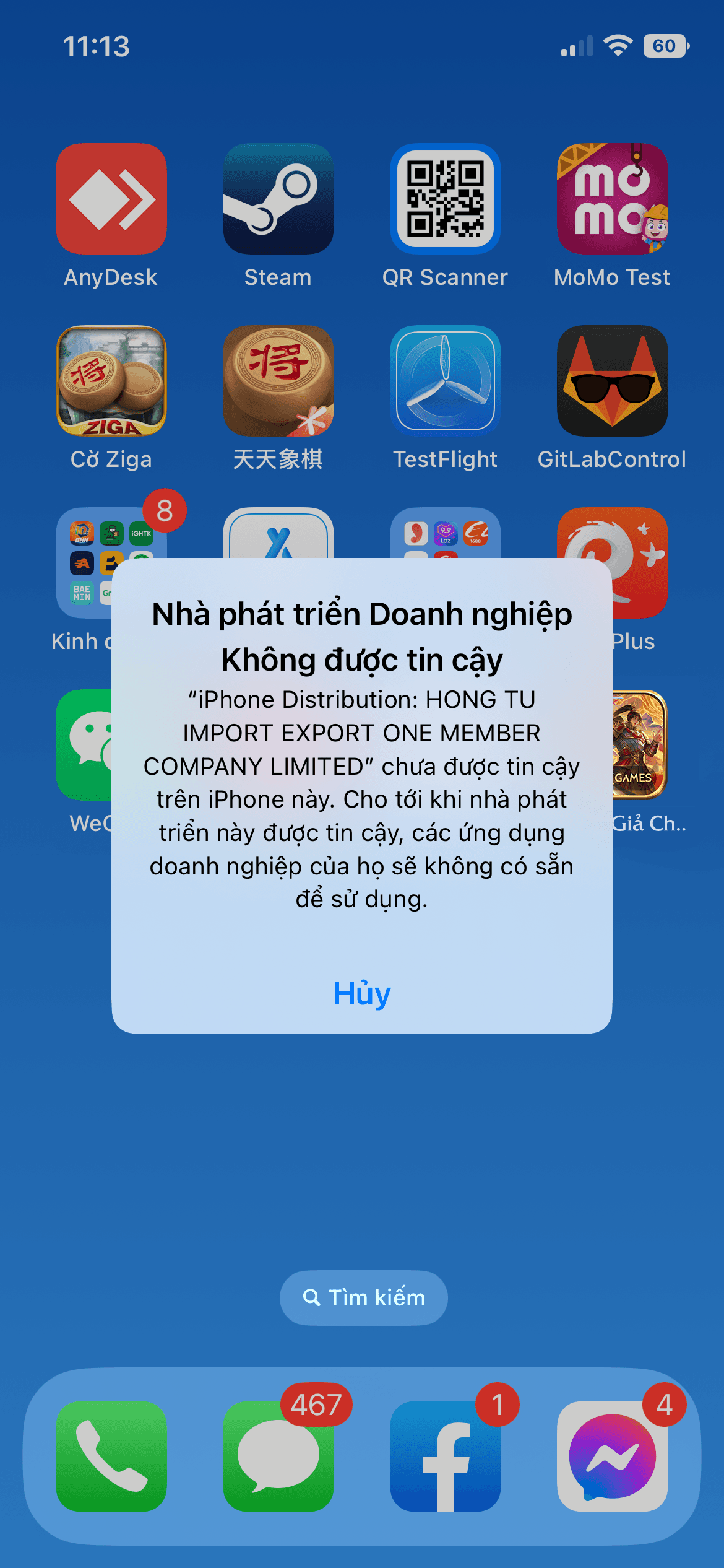 xác minh độ tin cậy