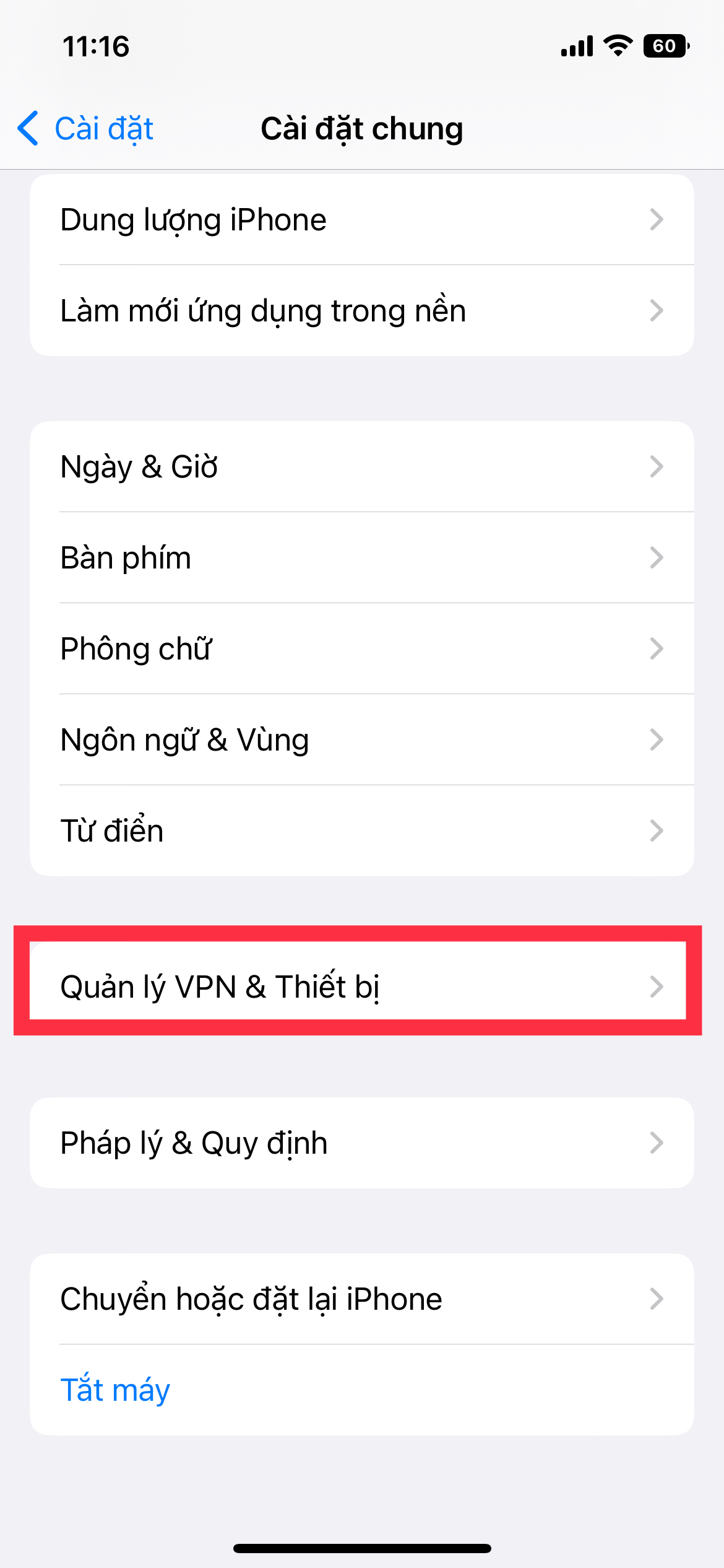 Quản Lý Thiết Bị