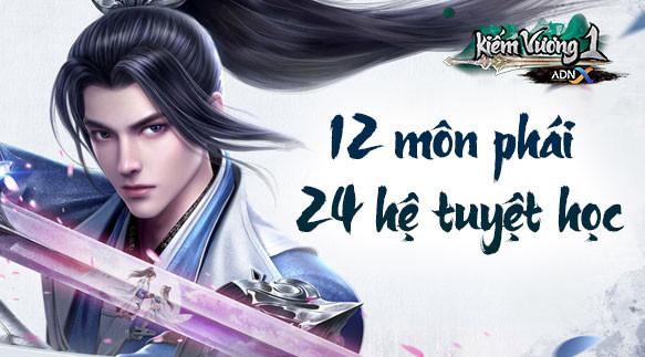 12 môn phái 24 hệ tuyệt học