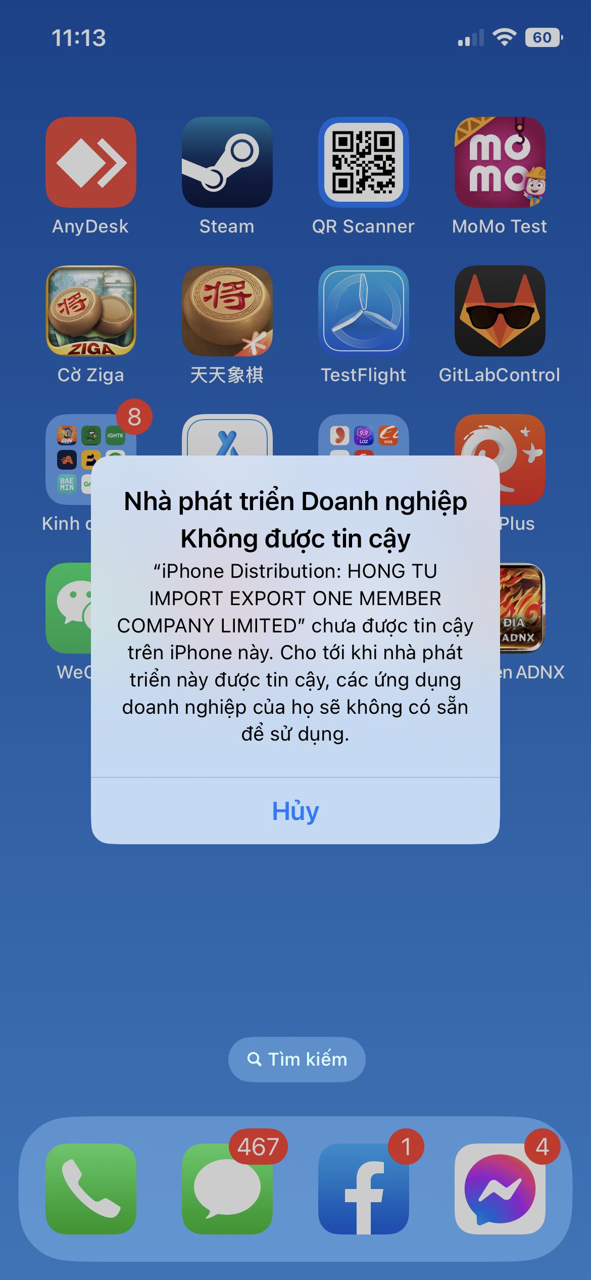 xác minh độ tin cậy