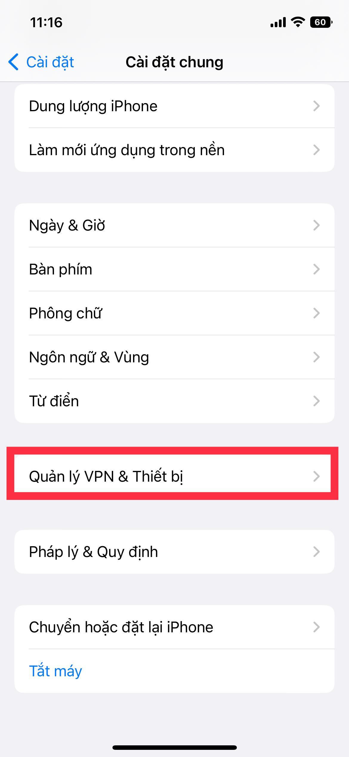 Quản Lý Thiết Bị